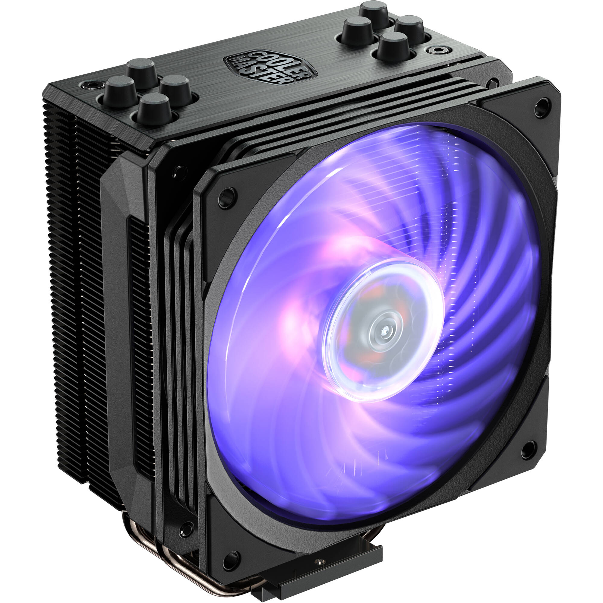 An Illustration Of A High-Performance Computer Cpu With Advanced Cooling Systems, Showcasing Both Air And Water Cooling Solutions In A Modern Setup.